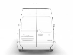 opel movano l2h3 van 2020 3D Model