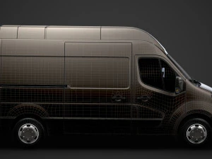 opel movano l2h3 van 2020 3D Model