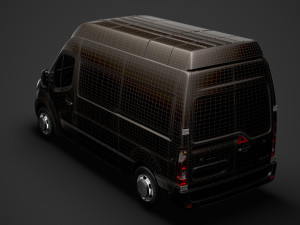 opel movano l2h3 van 2020 Modèle 3D