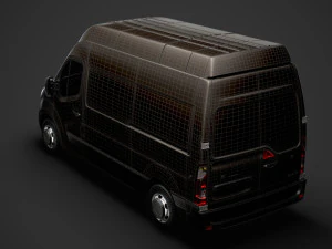opel movano l2h3 van 2020 3D Model