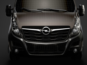 opel movano l2h3 van 2020 Modèle 3D