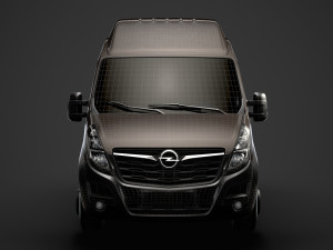 opel movano l2h3 van 2020 Modèle 3D