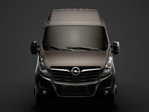 opel movano l2h3 van 2020 3D Model
