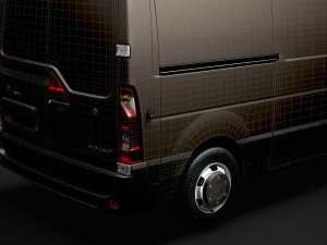 opel movano l2h3 van 2020 Modèle 3D