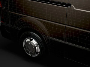 opel movano l2h3 van 2020 3D Model