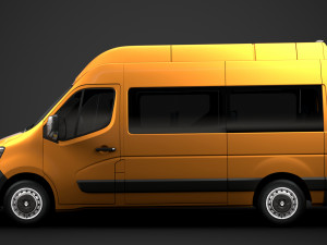 renault master l2h3 minibus 2020 Modèle 3D