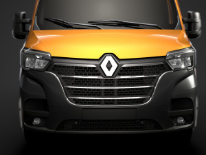 renault master l2h3 minibus 2020 Modèle 3D
