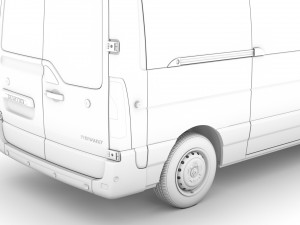 renault master l2h3 minibus 2020 Modèle 3D