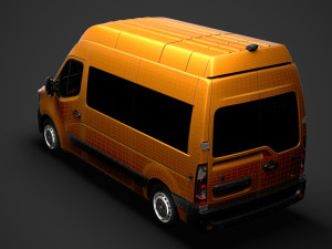 renault master l2h3 minibus 2020 Modèle 3D