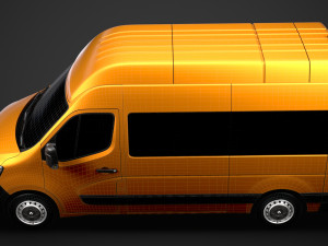 renault master l2h3 minibus 2020 Modèle 3D