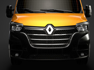 renault master l2h3 minibus 2020 Modèle 3D