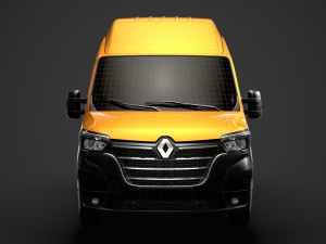 renault master l2h3 minibus 2020 Modèle 3D