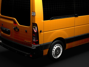 renault master l2h3 minibus 2020 Modèle 3D