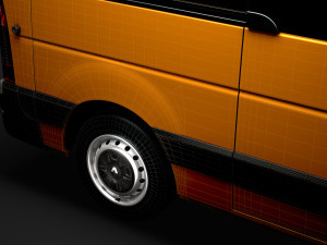 renault master l2h3 minibus 2020 Modèle 3D