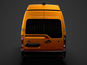 renault master l2h3 minibus 2020 Modèle 3D