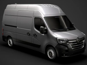 renault master l2h3 2020 Modelo 3D