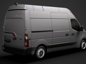 renault master l2h3 van 2020 3D 모델