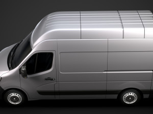renault master l2h3 van 2020 3D 모델