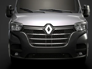 renault master l2h3 van 2020 3D Model
