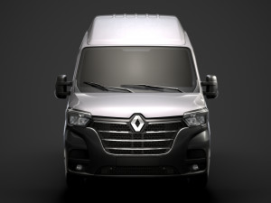 renault master l2h3 van 2020 3D 모델