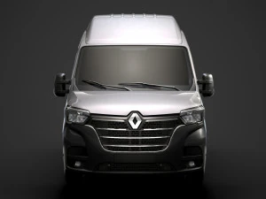 renault master l2h3 van 2020 3D Model