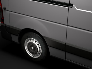 renault master l2h3 van 2020 3D 모델