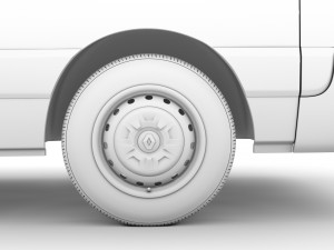 renault master l2h3 van 2020 3D 모델