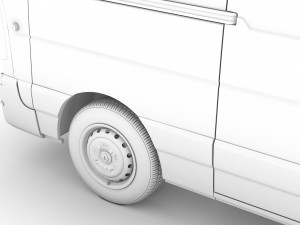 renault master l2h3 van 2020 3D 모델