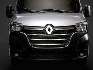 renault master l2h3 van 2020 3D 모델