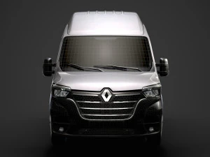 renault master l2h3 van 2020 3D Model