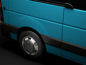 vauxhall movano l2h3 minibus 2020 3D Model