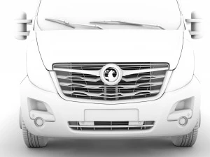 vauxhall movano l2h3 minibus 2020 3D Model