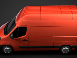 vauxhall movano l2h3 van 2020 3D Model