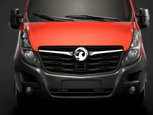 vauxhall movano l2h3 van 2020 3D Model