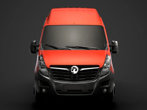 vauxhall movano l2h3 van 2020 3D Model