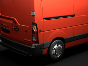 vauxhall movano l2h3 van 2020 3D मॉडल