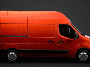 vauxhall movano l2h3 van 2020 3D Model