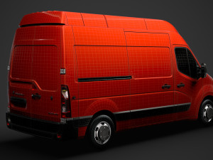 vauxhall movano l2h3 van 2020 3D मॉडल