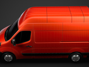 vauxhall movano l2h3 van 2020 3D मॉडल