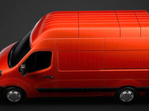 vauxhall movano l2h3 van 2020 3D Model