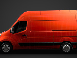 vauxhall movano l2h3 van 2020 3D मॉडल