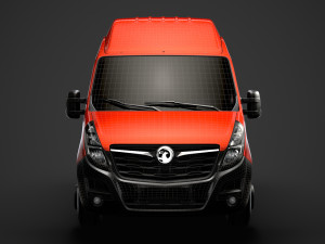 vauxhall movano l2h3 van 2020 3D मॉडल