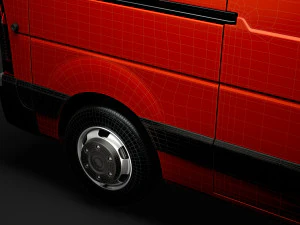 vauxhall movano l2h3 van 2020 3D Model