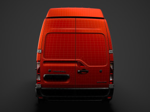 vauxhall movano l2h3 van 2020 3D मॉडल