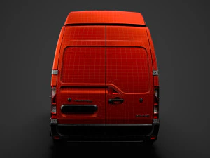 vauxhall movano l2h3 van 2020 3D Model