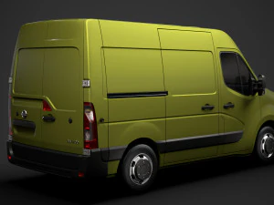 nissan nv 400 l1h2 van 2020 3D Model