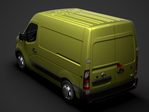 nissan nv 400 l1h2 van 2020 3D-Modell