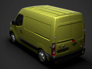 nissan nv 400 l1h2 van 2020 3D Model