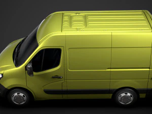 nissan nv 400 l1h2 van 2020 3D Model