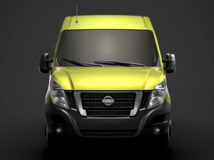 nissan nv 400 l1h2 van 2020 3D Model